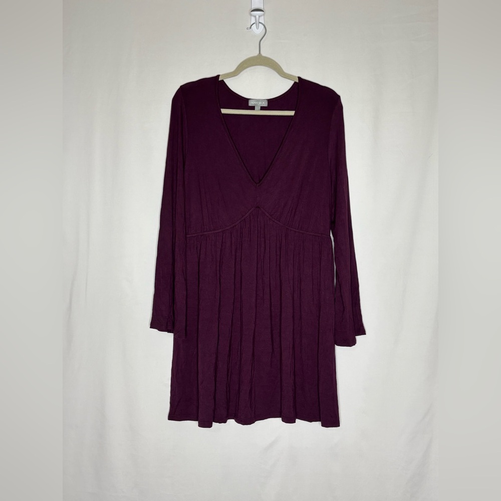 Lovesick Plum Long Sleeve Dress/Tunic